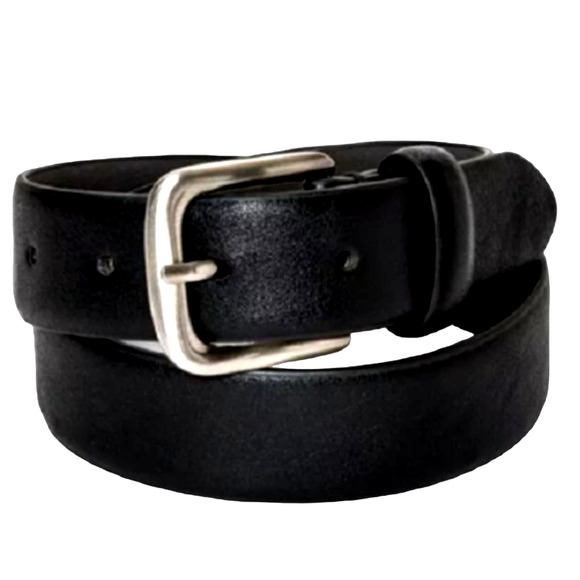 Boys' Basic Belt - Cat & Jack Black, Large (30") - Picture 1 of 5